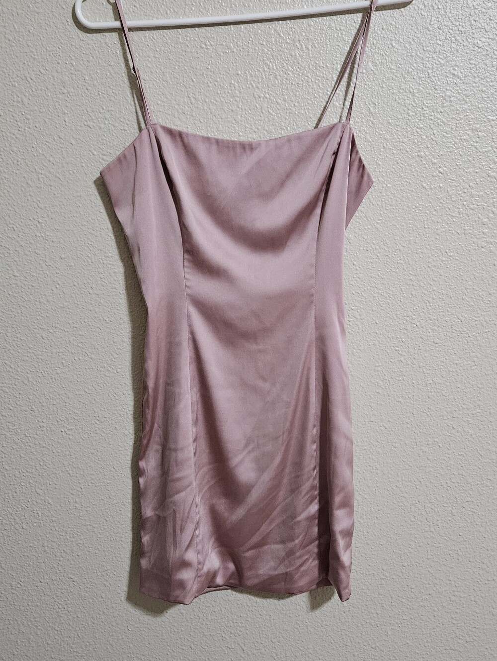 Sunday Best Satin Slip Dress - Light Pink